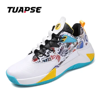  ТУАПСЕ 2024, Нова мъжки баскетболни обувки за тренировки на открито, мъжки висококачествени спортни обувки, луксозни обувки, нескользящие носимые маратонки