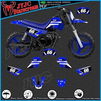  Графичен набор от етикети на мотоциклет YAMAHA PW50