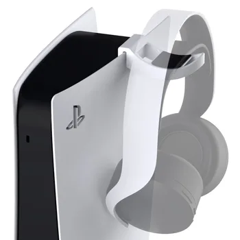  За PS5, Кука за слушалки, стойка за игралната конзола PlayStation 5, Окачен на стена, стойка за съхранение на слушалки, аксесоари за слушалки