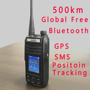  Radtel RN15 Global Free Говорейки Уоки Токи 500 км Неограничен Радиус на Действие на Мрежата Двустранно Радио GPS Bluetooth IP67 Проследяване на местоположението