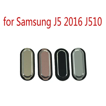  Нов Бутон Home Key За Samsung J5 2016 J510 Galaxy J510F J510FN Оригинален Корпус Мобилен Телефон, Черен, Бял, Златен Бутон за Връщане
