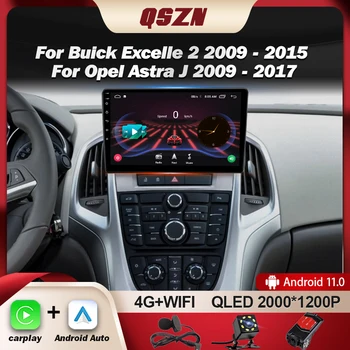  QSZN За Buick Excelle 2 2009-2015 За Opel Astra J 2009-2017 Авто Радио, Мултимедиен Плеър с Android на 13 GPS Навигация Без да се 2din DVD