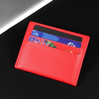  Държач за карти с множество слотове, джоб портфейл от изкуствена кожа, държач за пари, однотонная кредитна карта
