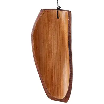  Вятърни звънчета от естествен бамбук, ръчно изработени, леки стенни декорации, вятърни камбанки, изделия за декорация на дома в градината на открито.