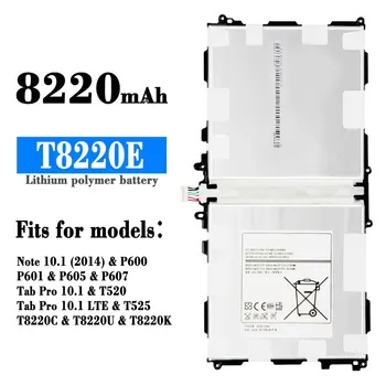  Акумулаторна батерия за таблет T8220E T8220C T8220U T8220K За Samsung Galaxy Note 10.1 2014 SM-P601 P600 T520 T525 P605 P607T 8220 ма