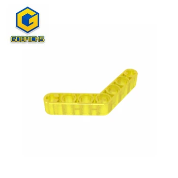  MOC PARTS GDS-673 Technical, Подвижен лост, промяна, извит с дебелина 1 x 7 (4-4), съвместим с детски играчки lego 32348
