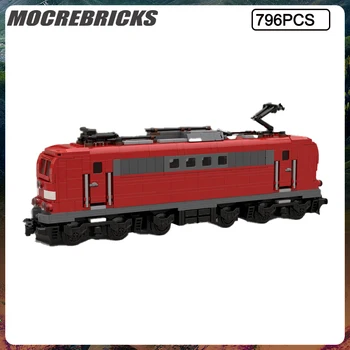  Серията City Train Градивен елемент на Товарен локомотив Набор от модели DIY тухли Детски образователни играчки Коледен подарък