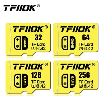  Карта TFMICROSD За Nintendo Switch 128 GB Карта Памет 256 GB Високоскоростна Флаш-карта Class10 Mini TF За Компютърни игри/Камера Diy