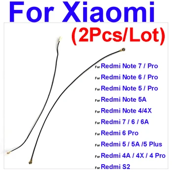  2 бр./лот Сигнална Антена Гъвкава Лента За Xiaomi Redmi Note 4 5 6 7 S2 4X A Pro Plus Prime Global Signal Wifi Антена Кабел Част 