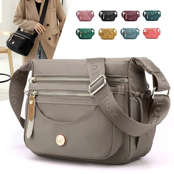  Луксозни чанти, дамски чанти, дизайнерски портмонета и чанти, модни найлонови торби през рамо, за жени, 2023 Нови пътни чанти през рамо Sac