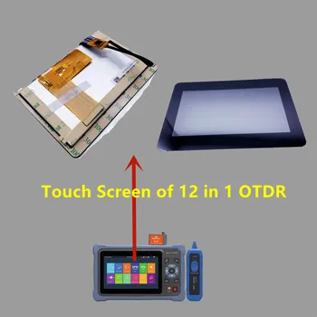  Ftth оптични влакна 12 в 1 Резервни части за OTDR Смяна на сензорен екран Подмяна на екрана OTDR Резервни части за ремонт на OTDR Сензорен екран