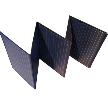  Преносима Гъвкави Слънчеви панели, 300 W за производство на електроенергия, Сгъваема за Пътуване, Сгъваема Батерия На открито 2580*700 мм 510*300*5 мм 6,7 кг