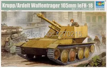  Тромпетист модел 01586 1/35 Krupp/Ardelt Waffentrager 105 мм leFH-18 пластмасов модел комплект