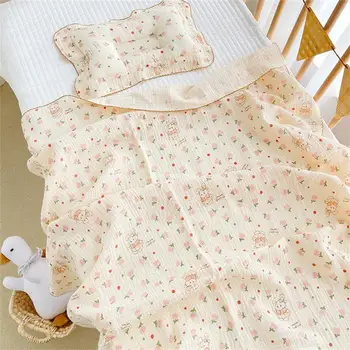  Детско памучно одеяло за свободни Многофункционално Лесно и дышащее одеяло