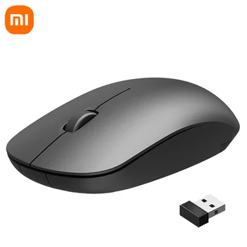  Безжична мишка Xiaomi Mouse White Gamer USB Mouse, Безжична компютърна Тиха Ергономична мишка с 2.4 Ghz, аксесоари за игри за PC, лаптоп