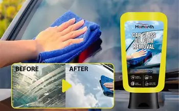  Препарат за почистване на маслени филми на автомобилни стъкла от ръжда, бързодействащ, ефективно средство за премахване на замъгляване, маслостойкое, лесно за употреба средство за отстраняване на петна, препарат за почистване на стъкло