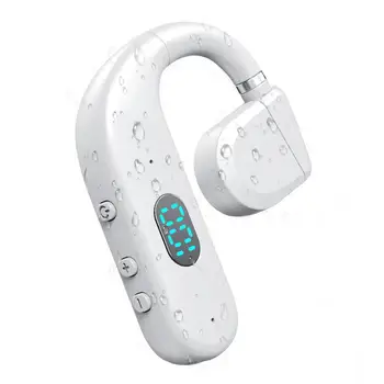  Безжично хендсфри слушалки Безжични слушалки с отворени уши 5.3 Хендсфри система с Led дисплей, Hi-Fi Слушалки, които предпазват от пот, спортни слушалки