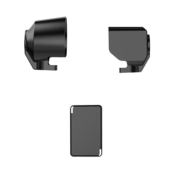  За DJI pocket 3 Адаптер за обхвата на камерата, сенник за обектив, Защитно фолио за екрана, капак на обектива