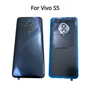  Делото BBK Vivo S5, капак на отделението за батерията стъкло корпус задната врата, резервни части, с обектив на камерата