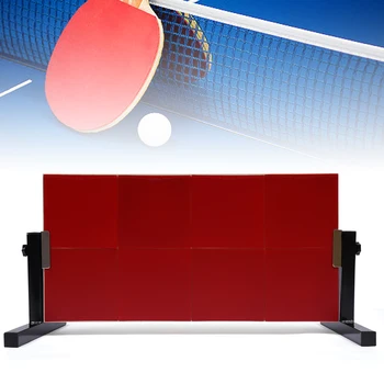  Дъска за тенис на маса с 8 червени каучуками, подобрена дъска за пинг-понг 2-ро поколение, обзавеждане за самоподготовки