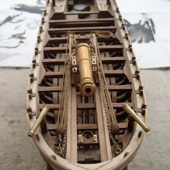  1/36 Модел на кораба с пълен ръб 42 Фута Въоръжена лодки 1834 DIY Wooden кораб Класически Модел на Ветроходна Монтажния комплект Модел Играчки