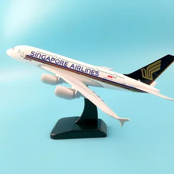  SINGAPORE AIRLINES A380 20 см Модел на Самолет От Метални Сплави Турция B777 Авиационен ролка шаси Колекция Diy подаръци Играчки