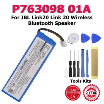  XDOU висок Клас Батерия P763098 01A За Безжичен Говорител Bluetooth JBL Линк 20 + Инструмент