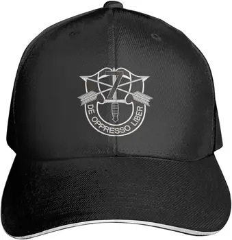  Бейзболна шапка премиум-клас на 7-та група със специално предназначение за мъже и жени - Спорт на открито, защита от слънцето, черна