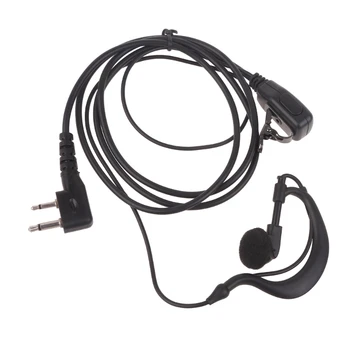  Надеждна слушалки с заушником за двустранна радиовръзка, подходяща за IC-V8, V80, V80E, V82, V85
