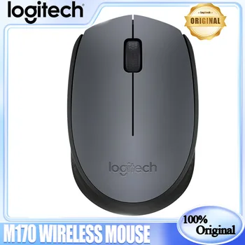 100% Оригинална Безжична мишка Logitech M170/171 с резолюция 1000 dpi, Плавно Оптично проследяване, 3 Бутона, Лесно безжично свързване с честота 2,4 Ghz