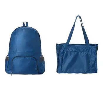  Многофункционални уреди за пътуване Сгъваема спортна чанта за съхранение на открито Чанта с двойна употреба Женски раница