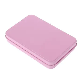  Розов калъф за Малка метална кутия за съхранение на багаж, бонбони за ключове