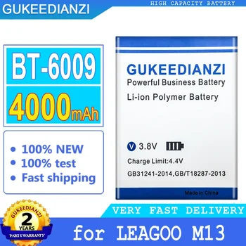  Батерия GUKEEDIANZI за Leagoo M13, батерия с голям капацитет, BT-6009, BT6009, 4000 mah