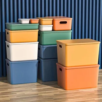  Кутия за съхранение, многофункционална кутия за съхранение, сортиране на отпадъци, пластмасова кошница за съхранение, хотел essential UOSE1080