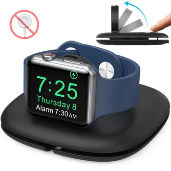  Портативна Поставка за зареждане на Смарт часа Apple Smart Watch Модел Преносима Стойка за зареждане на ABS за Apple Watch 1/2/3/4/5/6 /SE