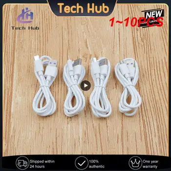  1 ~ 10ШТ USB Type C USB кабел за зареждане, прехвърляне на данни, кабел, зарядно устройство, кабел, кабел за телефон Android таблети OPPO, 1 м