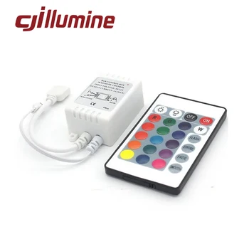  rgb семицветная светлинна лента контролер за осветление Led лампа с 24 клавиши Контролер Mini USB Интелигентен ИКинфракрасный