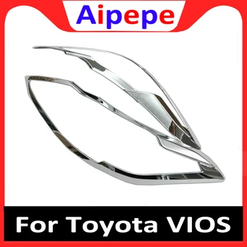  за Toyota Xo150 Vios Yaris ATIV 2017 ABS Главоболие Светлина Капачка Лампи Украса Рамка Защитен Стикер Аксесоар За Полагане на автомобила