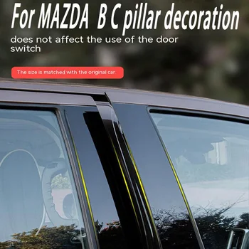  За Mazda17-22Mazda CX5 2013-2016 Автомобил BC-Часова Средна Централна Колона PC почистване на Прозореца Украса Защитни Етикети