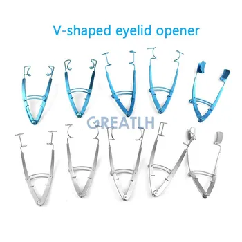  Отварачка за огледала от титан/ неръждаема стомана, Ветеринарни Офталмологични хирургични инструменти