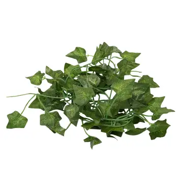  Изкуствени растения с дължина 2 м, Зелени листа от бръшлян Изкуствена лоза Фалшиви Листа Партеноцисса Листа за Домашно сватбена бара