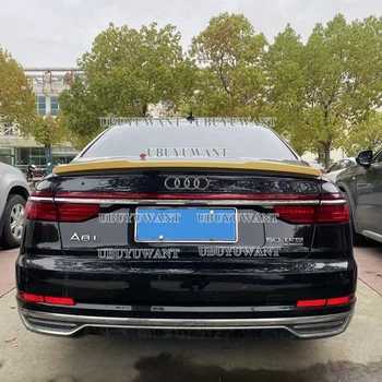  За Audi Нов A8L, A8 S8L D5 2018 2019 2020-2023 Спойлер ABS Устна Багажника на Колата Крила Заден Спойлер A8 Аксесоари За Специална Декорация