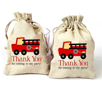  12 Подарък пакети с двигател пожарна машина 