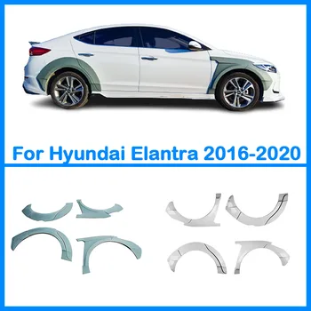  За Hyundai Leading Elantra 2016-2019 FRP Широкофюзеляжное Крило, Арката на Предното И на Задното колело, Тампон за Вежди И Устни, Комплект Гарнитури