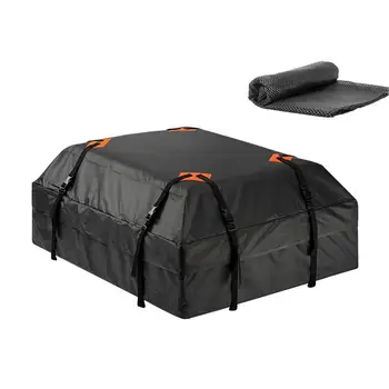  30x25x11 см Чанта за превоз на товари върху покрива на автомобила Чанта за носене на покрива на автомобила F Багажника на покрива Черен за съхранение и пътуване Водоустойчива за всички превозни средства