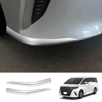  2 елемента Ъглов капак предна броня за Toyota Alphard 40 серия 2023 автоаксесоари от ABS-пластмаса
