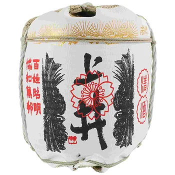  Украса бъчва Японското саке Пътни чанти Опаковка за коктейли Уличен украшение Уиски