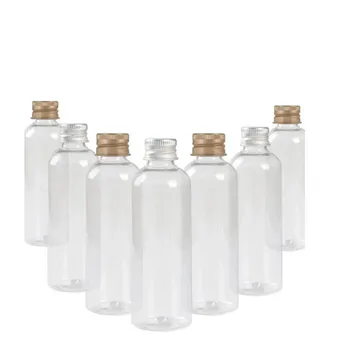  20 бр/лот 10 мл на 20 м от 30 мл, 50 мл, 60 мл 100 мл крем-лосион козметични контейнер пътнически комплекти е малка пластмасова бутилка с винт на капака