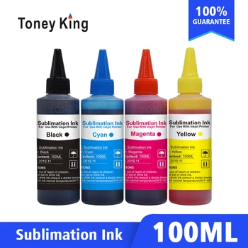  Toney king 100ML 4Color Refill Kit Двете Мастила Универсални За Принтери Epson Теплопередающие Мастила За Всички Мастиленоструйни Принтери на Epson