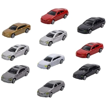  10 X 1/87 Мини-модел на колата, раскрашенные модели автомобили, Природа към сградата на влака, Оформление на сградата влакове, набор от модели